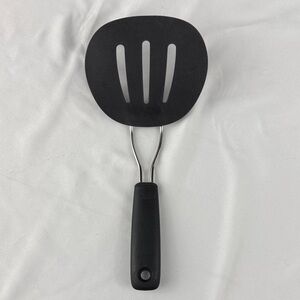 OXO Black Nylon Slotted Turner Spatula